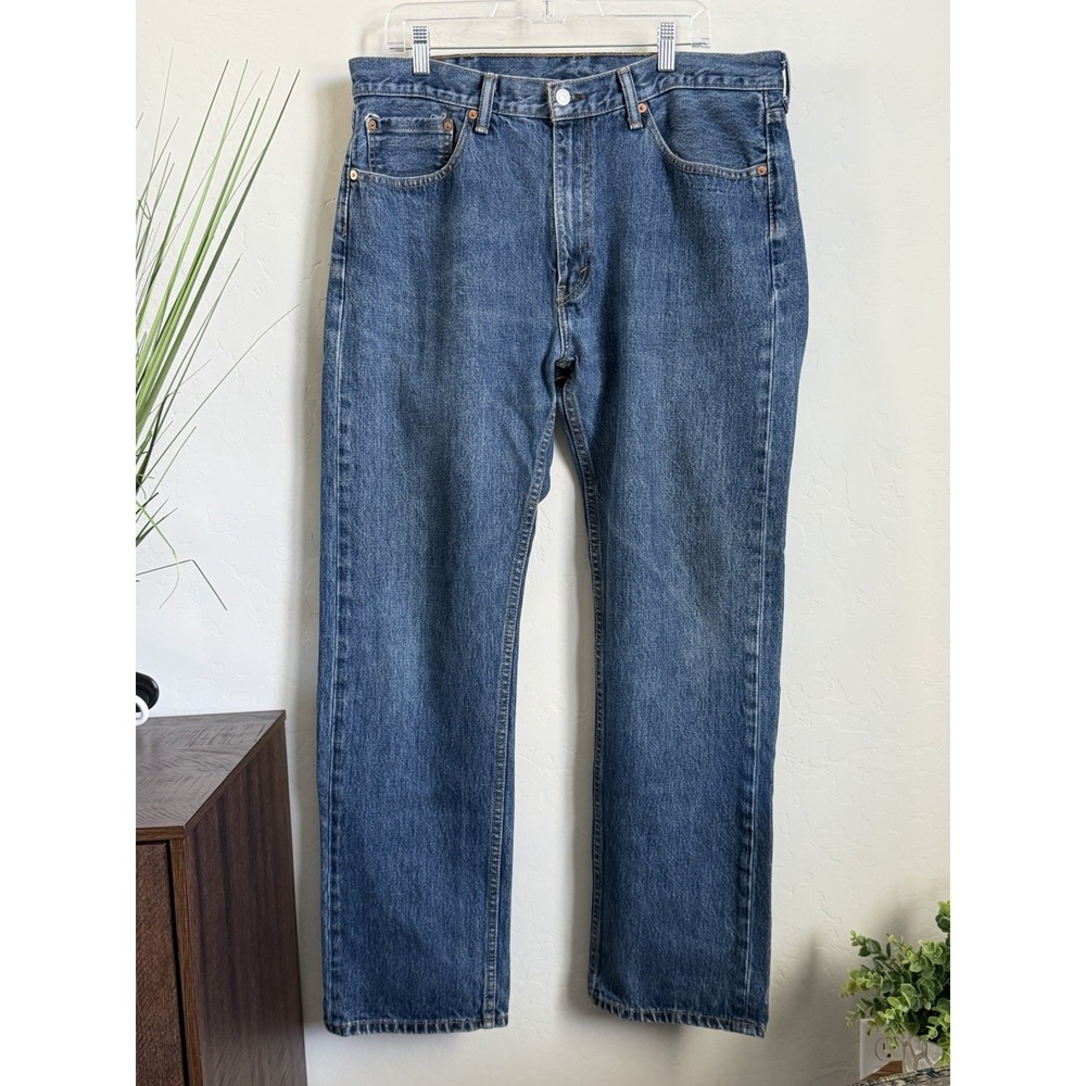 Levi’s 505 Regular Fit Jeans Men’s 38x32 Medium Wash 100% Cotton Straight Leg